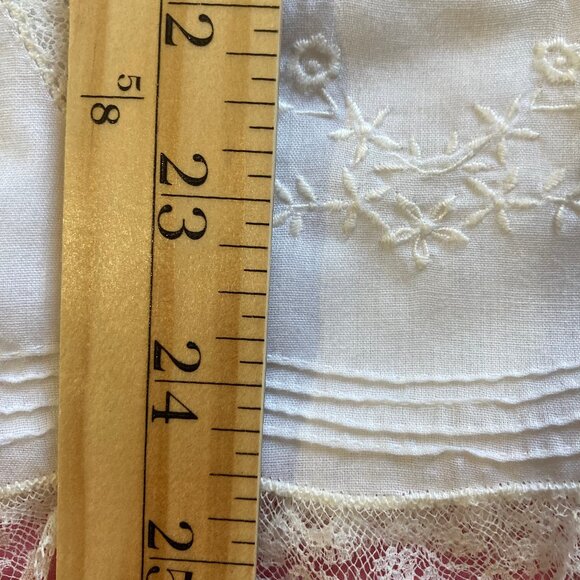 Vintage Cherubs NWT Infant 2 piece Christening Gown w Slip, 0-6 months: * NOTE - Picture 9 of 16